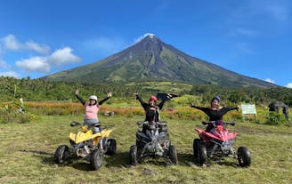 Besties day out with Mayon SkyDrive ATV in this 2018 and green lava trail combo