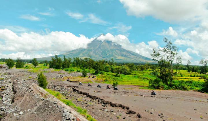 Exclusive ATV route at the foot of Mount Mayon