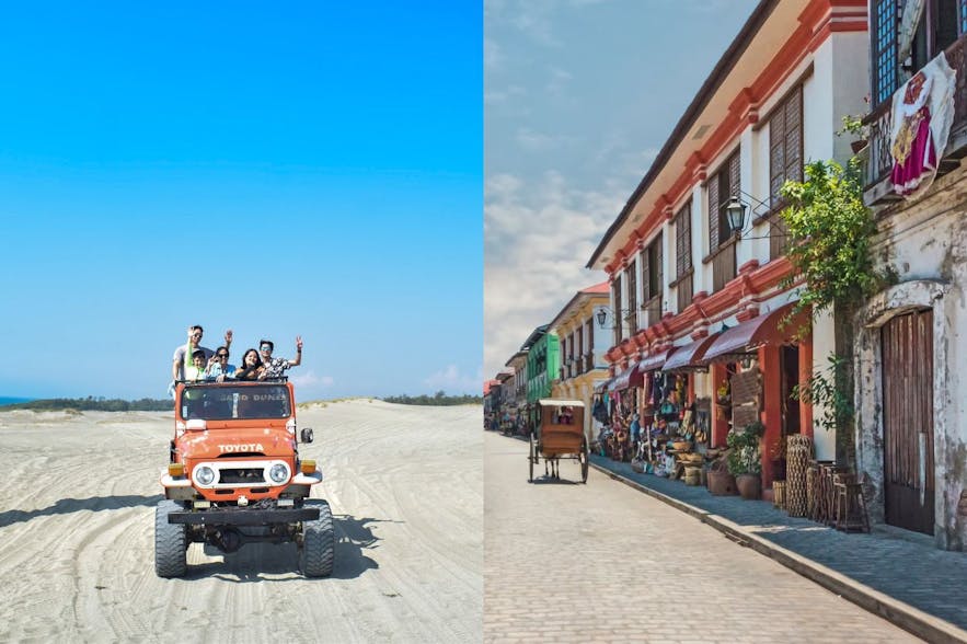 Paoay Sand Dunes and Vigan City