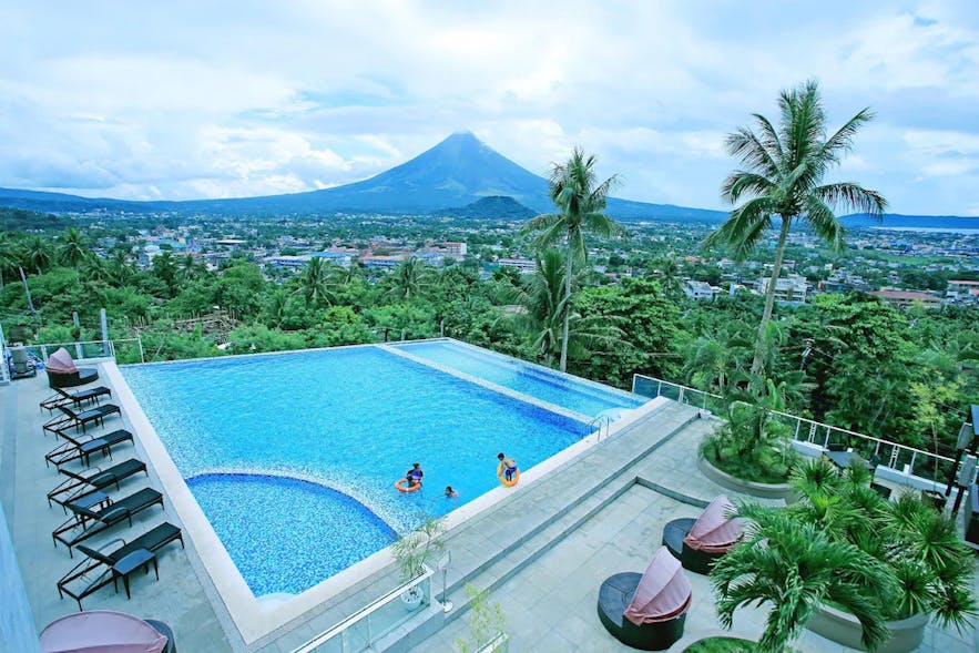 The Oriental Legazpi's poolside