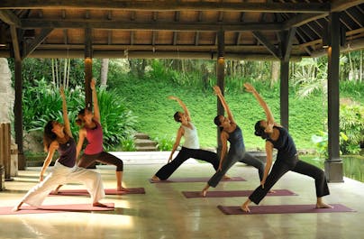 Yoga Session at The Farm at San Benito, Lipa City, Batangas