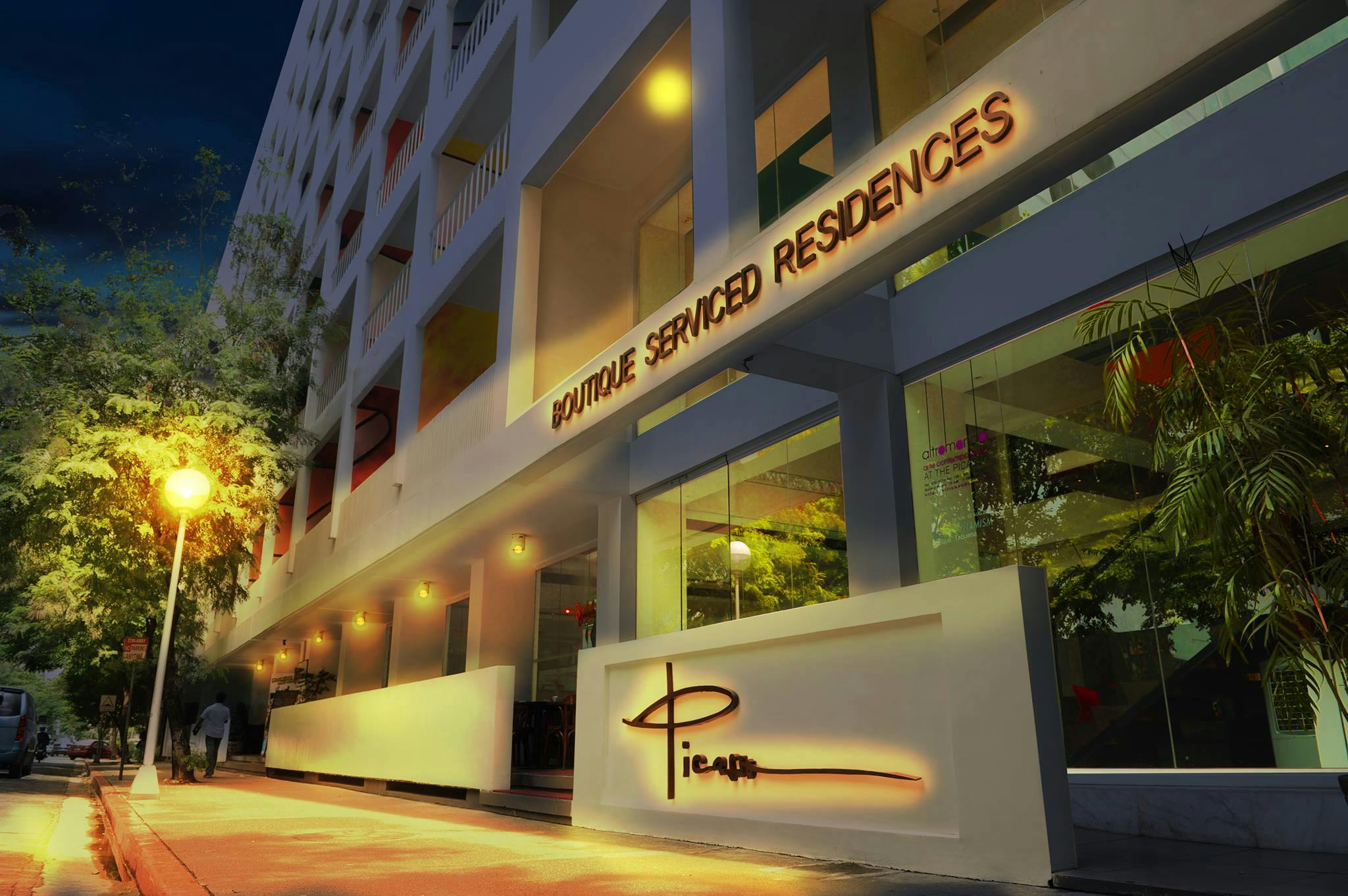 Entrance of The Picasso Serviced Residences Makati