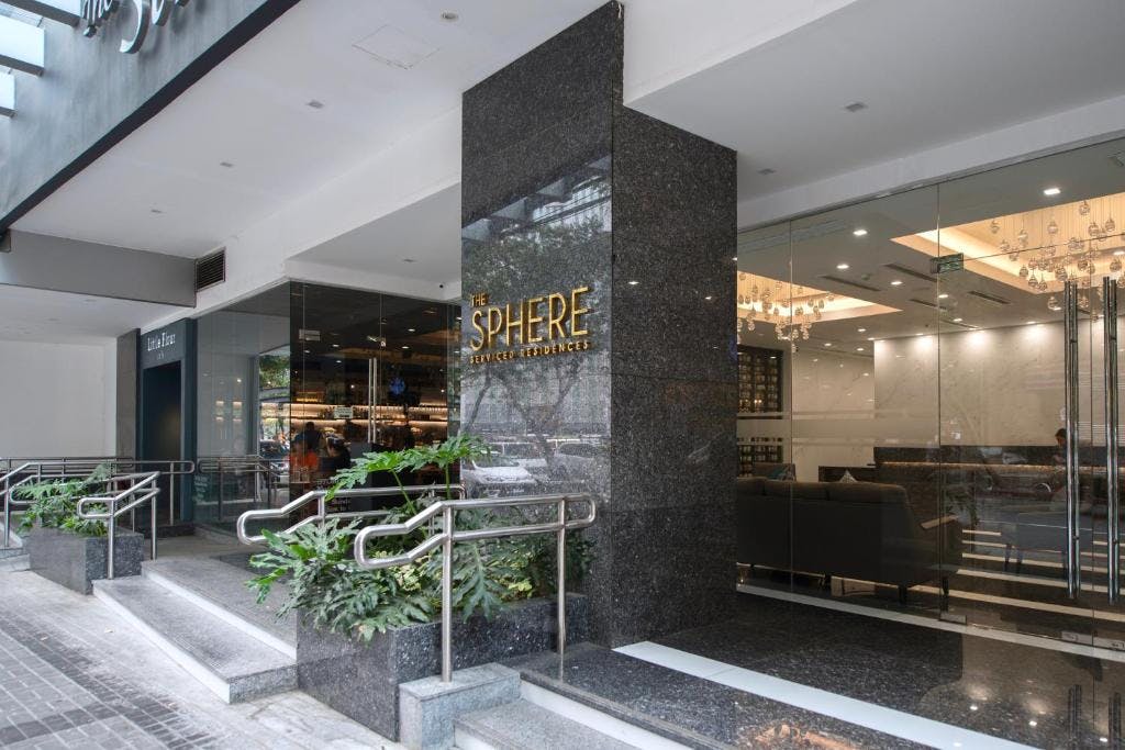 Entrance of The Sphere Serviced Residences Makati
