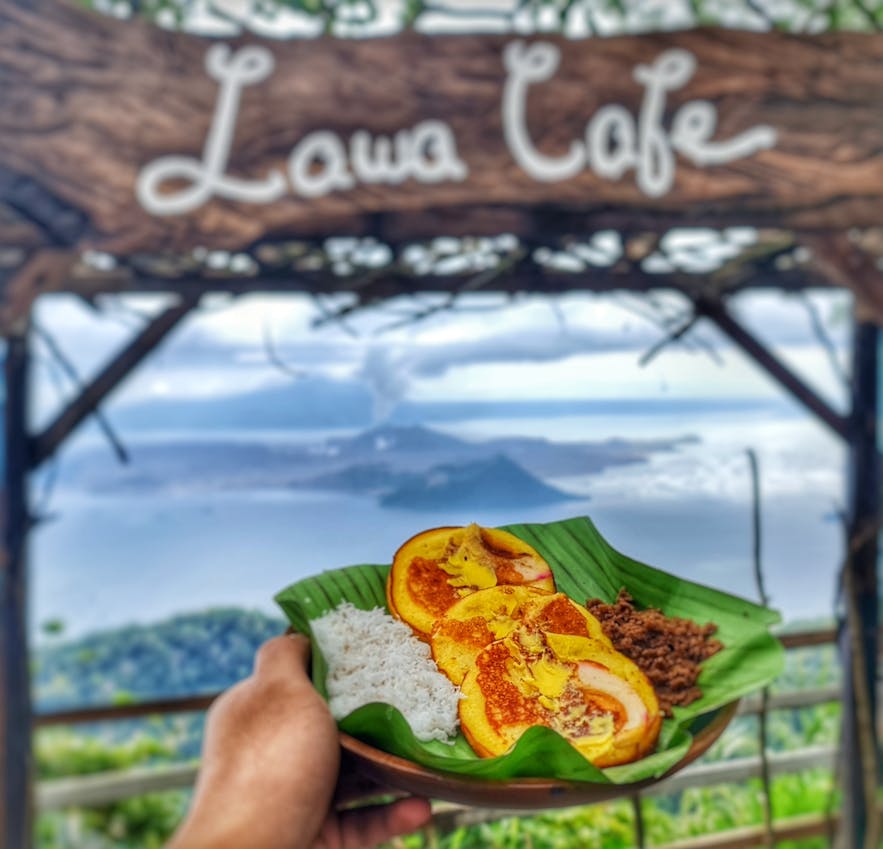 Lawa Cafe's bibingka pancake