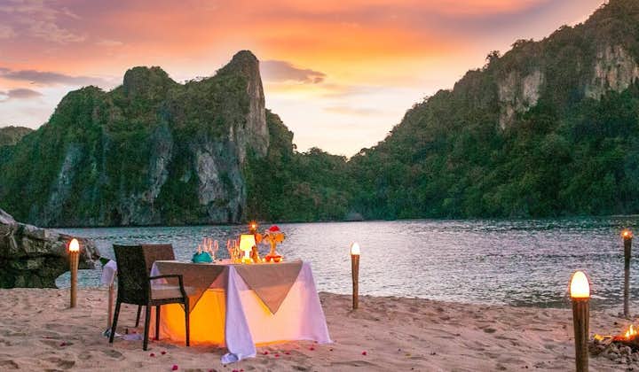 Romantic Private Dining at Cauayan Island Resort El Nido, Palawan