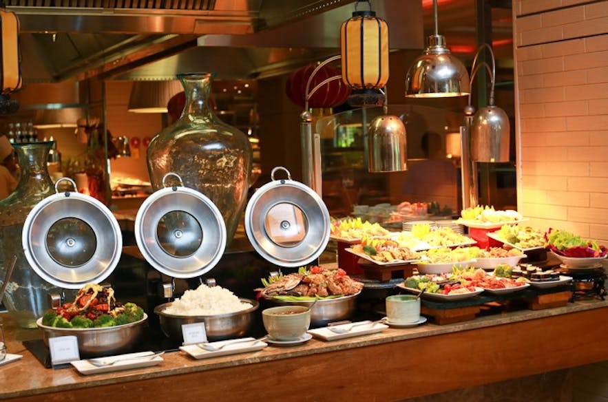 One of Cafe Ilang-Ilang's buffet stations