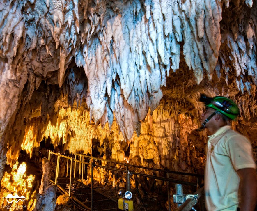 Tour guide in Odloman Cave