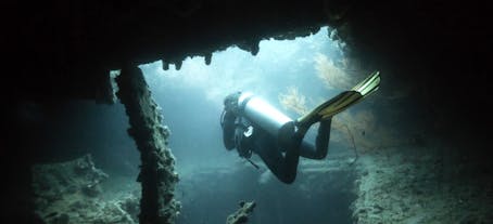 Open water diving in World War II shipwrecks with Skylodge Dive Shop Coron, Palawan