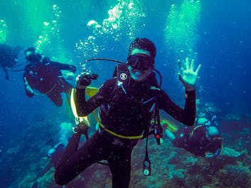 팔라완 코론 스카이로지 리조트 다이빙 샵의 오픈워터 다이빙