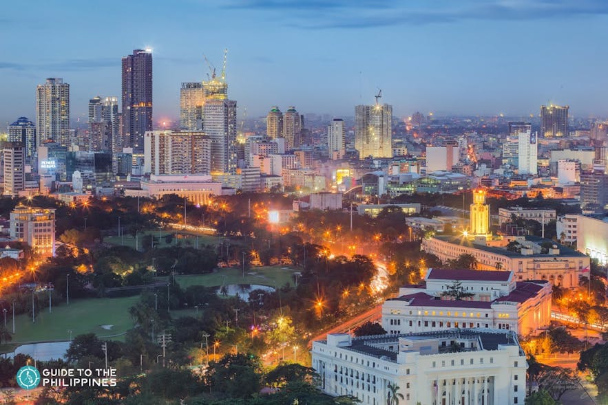 Manila City Skyline