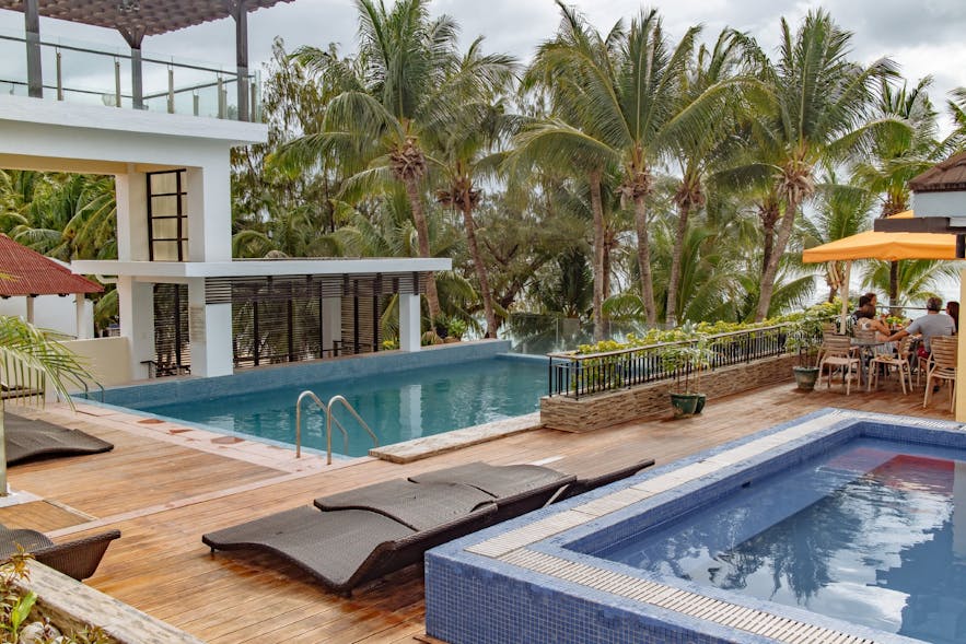 Crown Regency Beach Resort's poolside