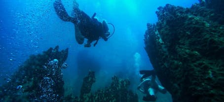Deep diving in Coron World War 2 Shipwrecks with Skylodge Dive Shop, Coron, Palawan