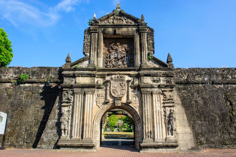 Fort Santiago in the walled city of Intramuros, Manila, Philippines