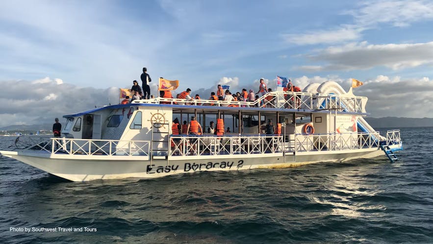 Party boat in Boracay