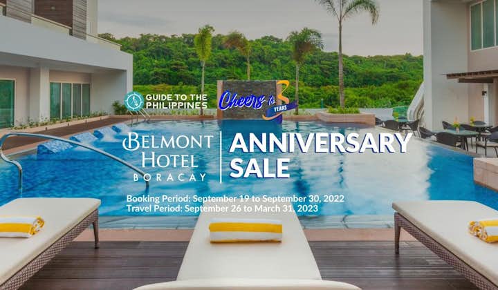 Belmont Hotel Boracay Cheers to Three Anniversary Sale