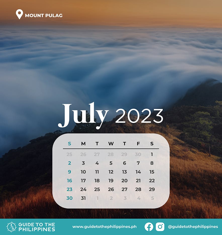Guide to the Philippines 2023 July Calendar with Holidays and Long Weekends