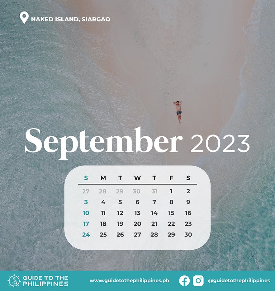 Guide to the Philippines 2023 September Calendar with Holidays and Long Weekends