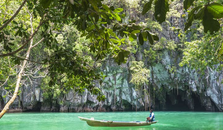 Immerse yourself in the 8.2 kilometer limestone karst mountain beauty of the Puerto Princesa Subterranean River National Park. 