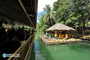 Have a fun boat ride and dine at the Bojo River