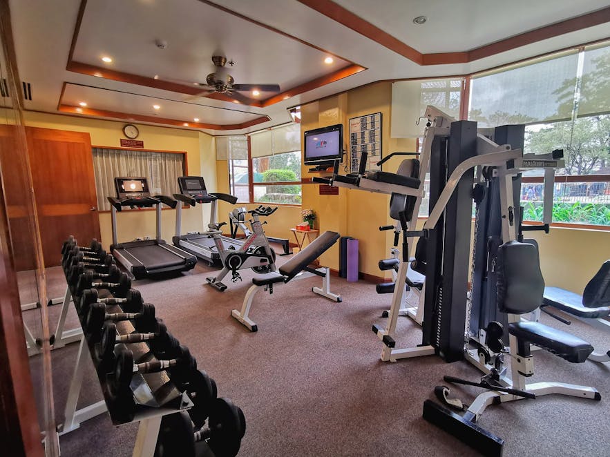 The Manor's fitness gym