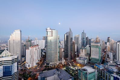 Skyline of Manila City, Philippines