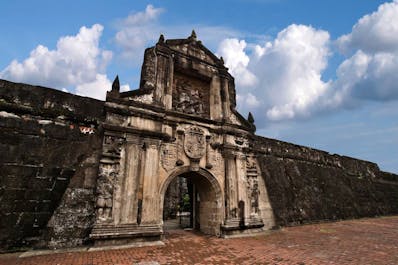 Entrance of Fort Santiago in Intramuros, Manila, Philippines