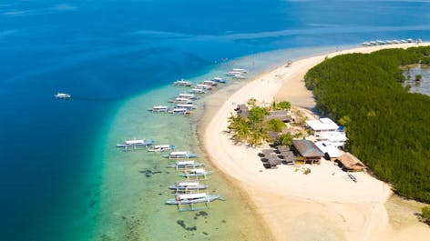 Take a dip at the blue waters of Honda Bay Puerto Princesa Palawan