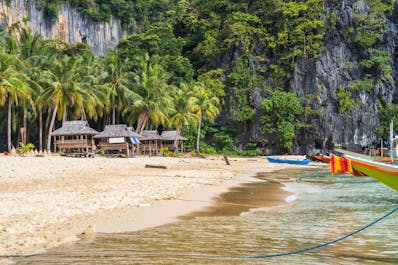 Take a walk in the Palawan El Nido's 7 Commando's Beach or explore the resort's amenities.