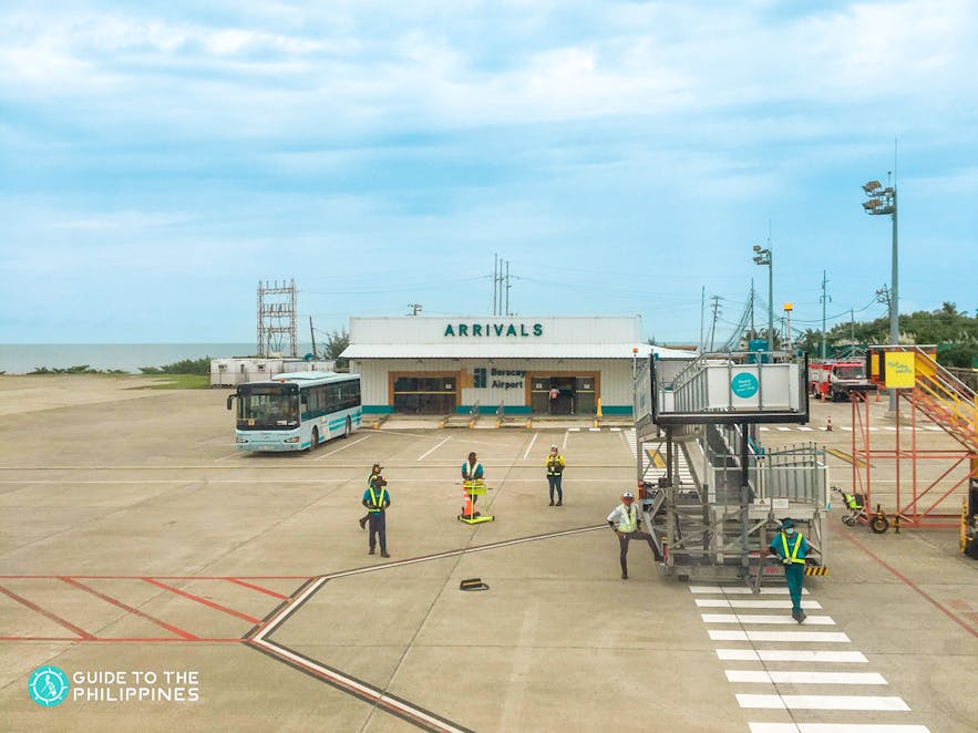 Caticlan Airport's arrivals gate