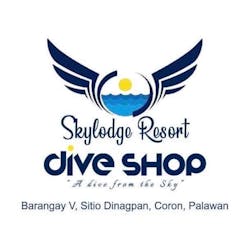 Skylodge dive shop logo