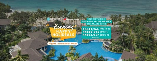 3D2N Boracay Package with Airfare | Movenpick Resort from Manila