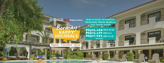 3D2N Boracay Package with Airfare |  Le Soleil Hotel from Manila + Transfers