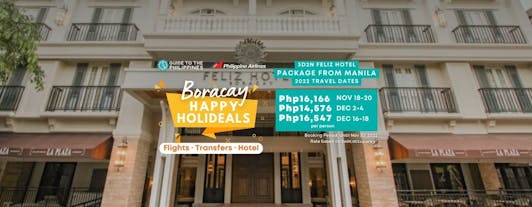 3D2N Boracay Package with Airfare | Feliz Hotel from Manila