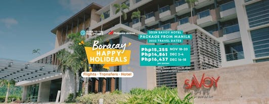 3D2N Boracay Vacation Package from Manila | Savoy Hotel Newcoast with Daily Breakfast + Transfers