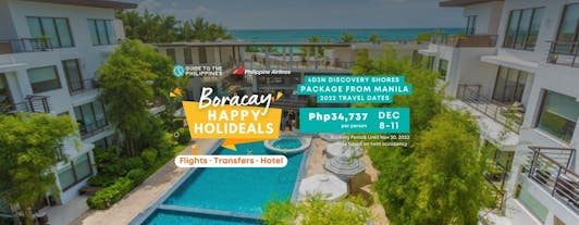 4D3N Boracay Family Package with Airfare from Manila | Discovery Shores with Daily Breakfast