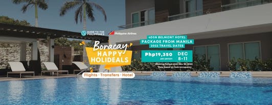 4D3N Boracay Package with Airfare | Belmont Hotel from Manila + Island Hopping Tour with Lunch