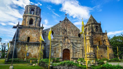 Be in awe with the structure of the Miag-ao Church in Iloilo
