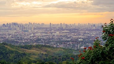 Amazing skyline of Metro Manila at  Timberland Highlands Resort, San Mateo, Rizal