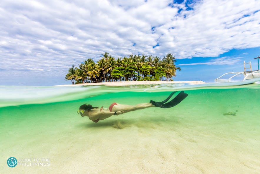 Snorkeling by Guyam Island