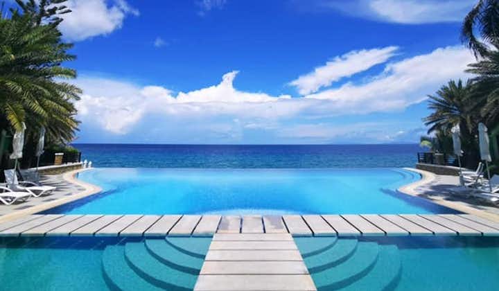 Infinity pool at Acuatico Beach Resort Laiya, San Juan, Batangas