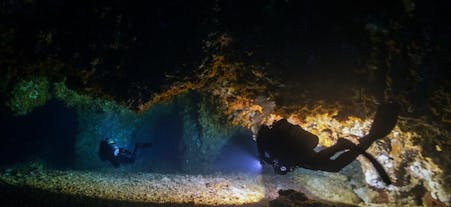 Night dive photography at Cebu | Evolution Beach and Diving Resort Malapascua