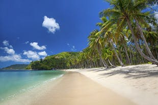 Breathe of fresh air on the sandy shores of El Nido Beach in El Nido, Palawan.