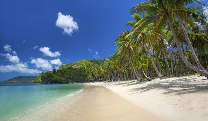 Breathe of fresh air on the sandy shores of El Nido Beach in El Nido, Palawan.