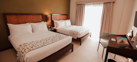 Enjoy your overnight stay at Bacau Bay Resort Coron Palawan's Deluxe room