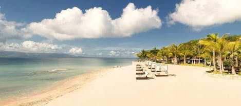 Beachfront at Misibis Bay Resort in Albay