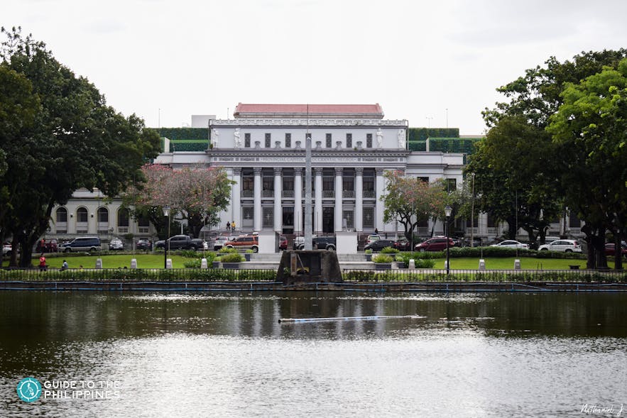 Bacolod Provincial Capitol and Lagoon