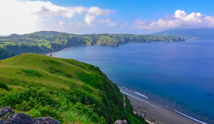 Breathtaking view of Batanes rolling hills in South Batan