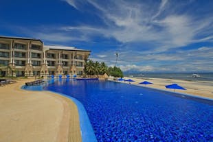 Big infinity pool of The Bellevue Resort Bohol