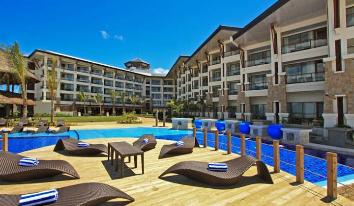 Big infinity pool of The Bellevue Resort Bohol