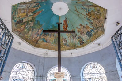 See one of the famous historical sites in Cebu, the Magellan's Cross